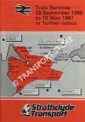 Train Services [Timetable] Strathclyde, 29 September 1986 to 10 May 1987 or further notice by British Railways - Strathclyde Transport